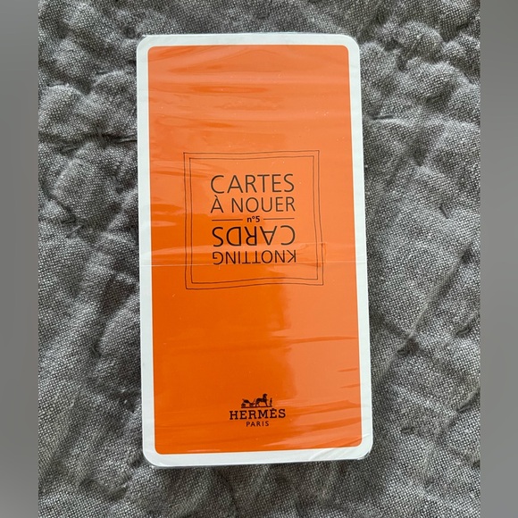 BNIB NWT Hermes Paris knotting cards new in plastic - Picture 4 of 5